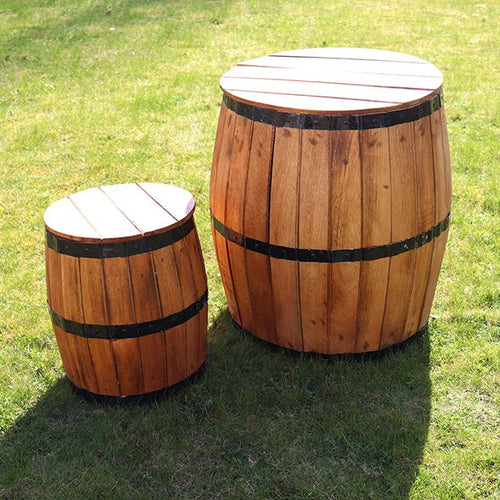 Beer Barrel Table - Natural